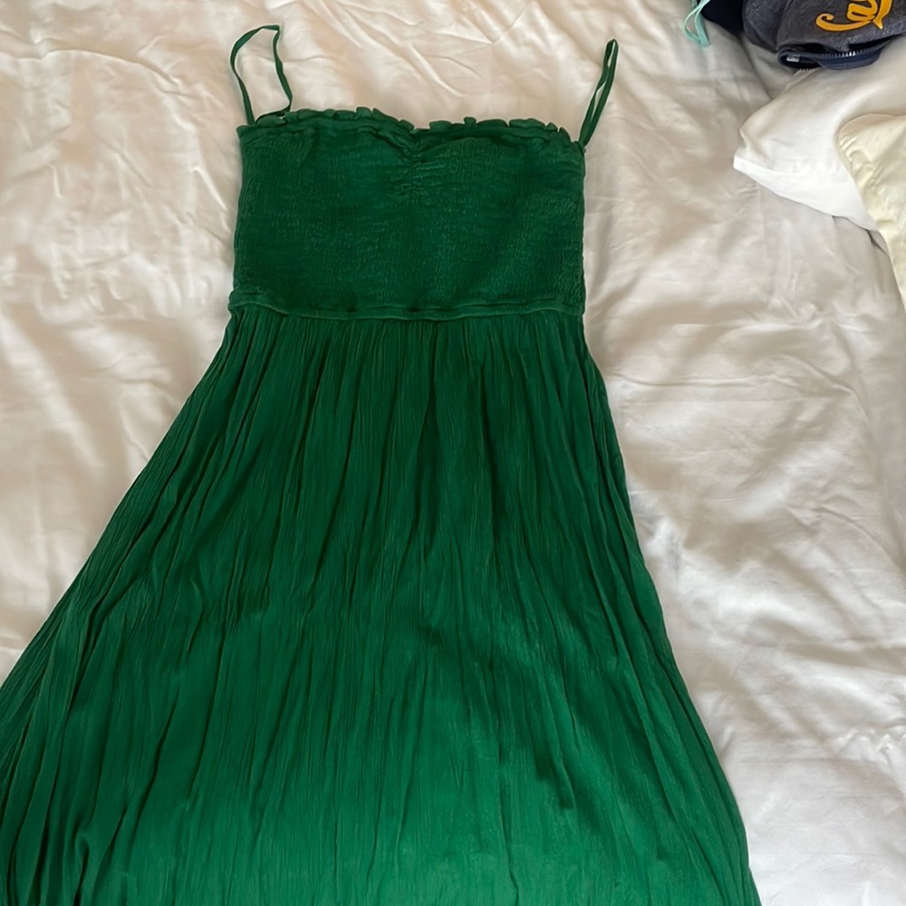 Aerie green dress. NEW WITH TAGS